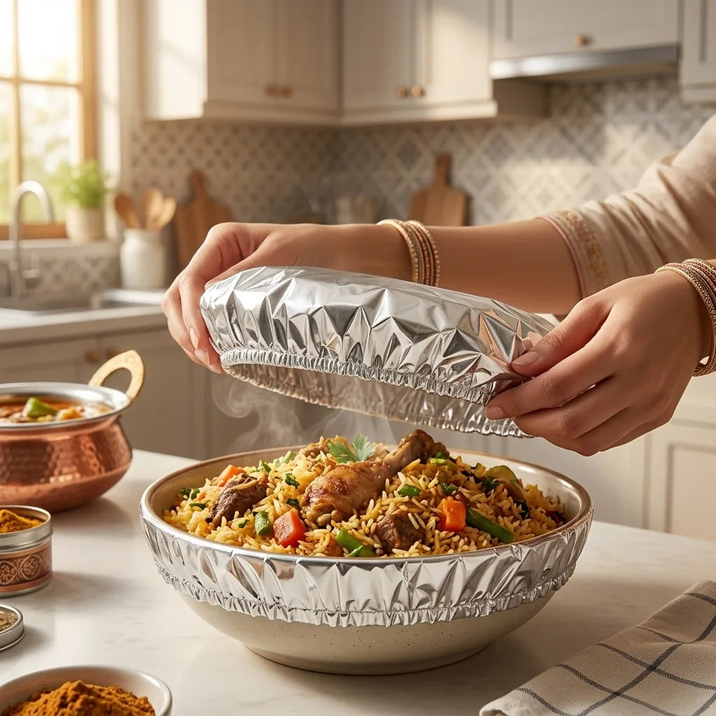 Elastic Aluminum Foil Food Covers