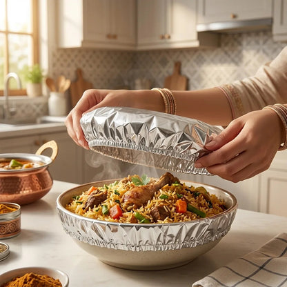 Elastic Aluminum Foil Food Covers